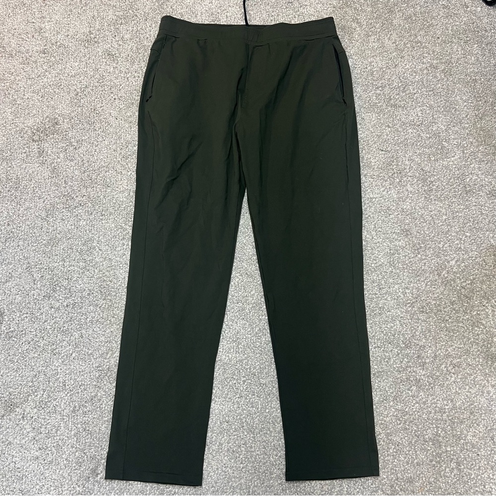 Public Rec Mens 38x32 Green All Day Everyday Pants Sweatpants Pull On 36x30 Act
